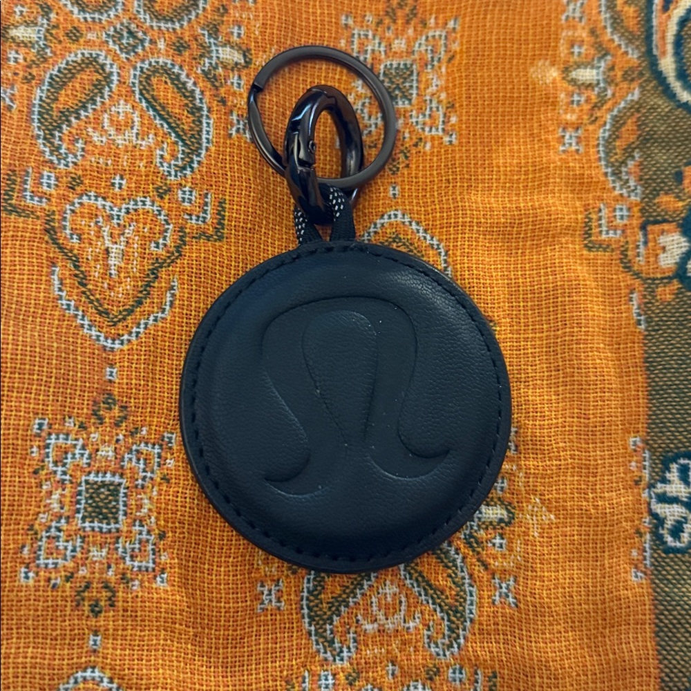 Lululemon Black Keychain